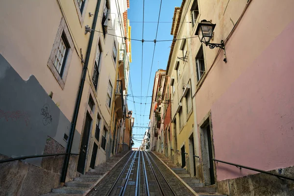 Lisboa Portugal Octubre 2017 Calle Típica Casco Antiguo Lisboa Capital — Foto de Stock