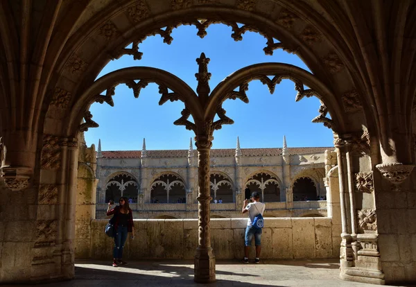 Λισαβόνα Πορτογαλία Οκτωβρίου 2017 Μονή Jeronimos Και Εκκλησία Της Σάντα — Φωτογραφία Αρχείου
