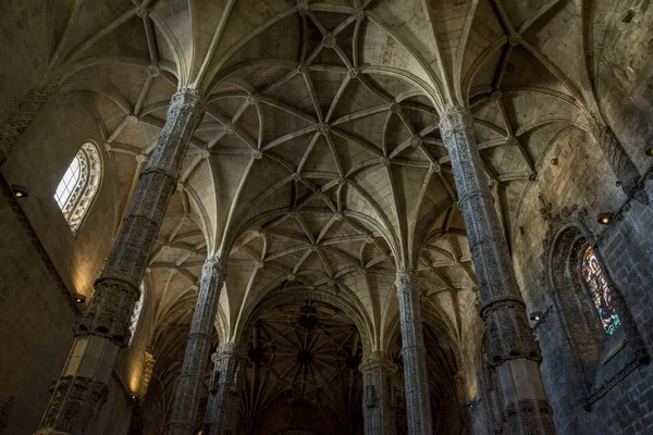 Lissabon Portugal Oktober 2017 Jeronimos Kloster Och Kyrkan Santa Maria — Stockfoto