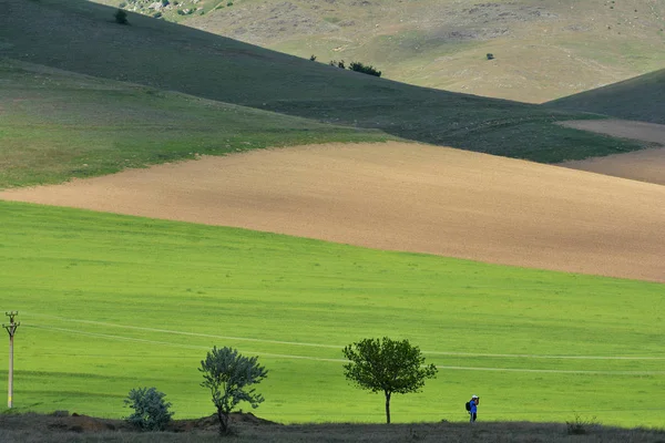 Increíble Paisaje Agrícola Macin Montañas Dobrogea Rumania —  Fotos de Stock