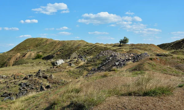 Mary Stones Prachtige Rotsachtige Gebied Macin Bergen Van Dobrogea Roemenië — Stockfoto