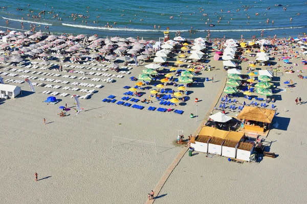 Mamaia Constanta County Romania August 2018 Mamaia Beach Black Sea — Stock Photo, Image