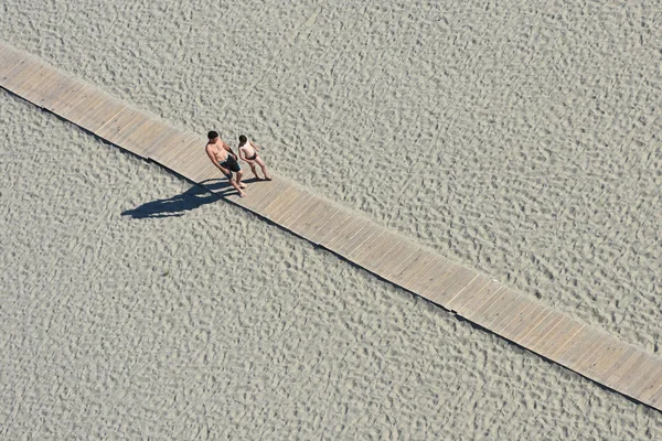 Vibrazioni Estive Sulla Spiaggia — Foto Stock