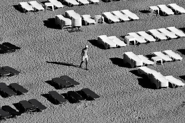 Mamaia Constanta County Romania August 2018 Tourists Recreation Mamaia Beach — Stock Photo, Image