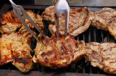 Rustik açık ızgara zaman 