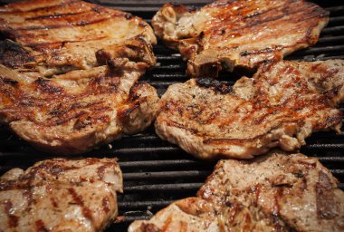 Rustik açık ızgara zaman 