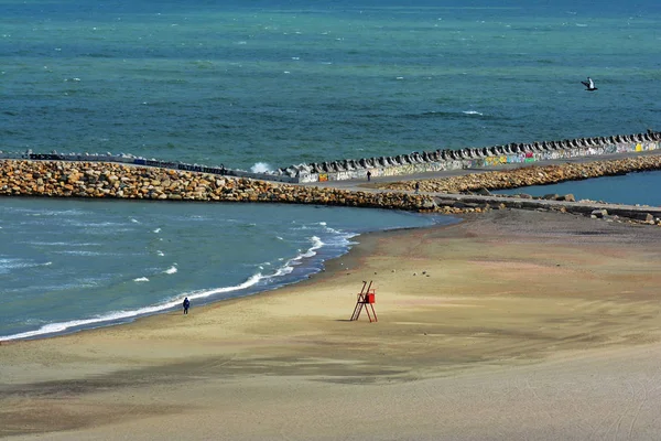 Мамайя Константа Конти Румыния Августа 2018 Года Пляж Мамая Побережье — стоковое фото