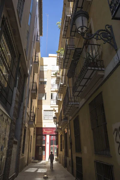 Valencia Espagne Novembre 2016 Vue Sur Rue Dans Centre Historique — Photo