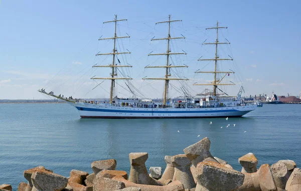 Constanta Rumania Septiembre 2016 Velero Seis Países Regata Naves Altas —  Fotos de Stock