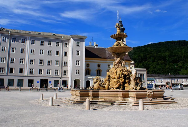 Salzburg Rakousko Července2014 Historické Centrum Slavného Města Dědictví Unesco Salcburk — Stock fotografie