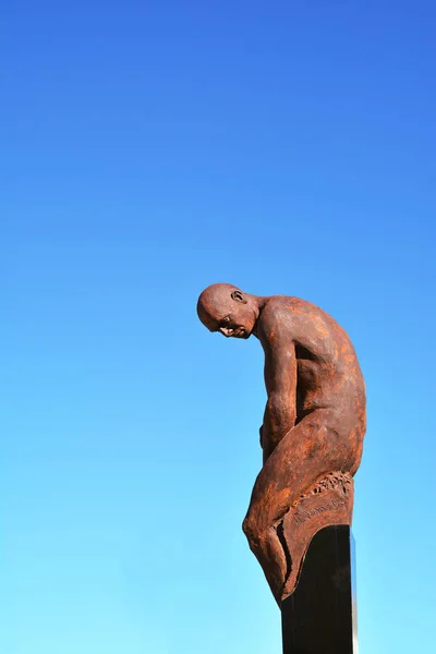 Valencia Spain November 2016 Outdoor Tourist Attraction Parallel Contemporary Sculpture — Stock Photo, Image