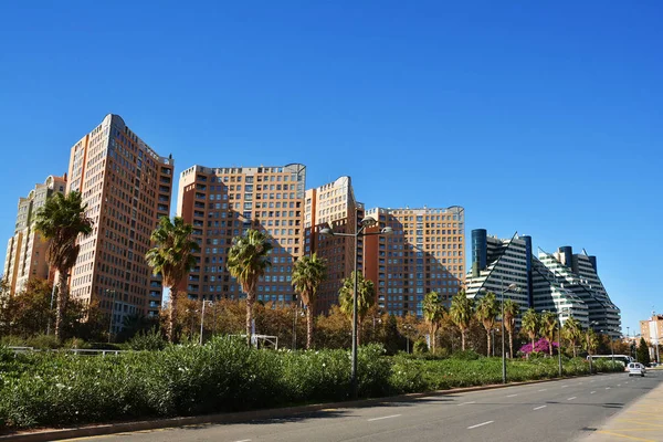 Valencia España Noviembre 2016 Arquitectura Moderna Valencia España — Foto de Stock