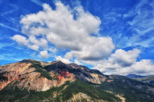 Natureza Incrível Alpes Torinenses Cesana Sestriere Itália — Fotografia de Stock