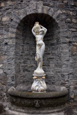 Sinaia, Romanya - 7 Kasım 2018. Stirbey Kalesi, prenses Alina Stirbey ve General Emanuel Florescu'nun yazlık konutu, Bugün Sinaia'daki en eski sivil bina, Sinaia Şehir Müzesi. 