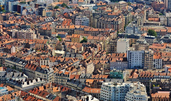 Arquitectura Edificios Vista Desde Arriba Desde Fort Bastille Grenoble Francia — Foto de Stock