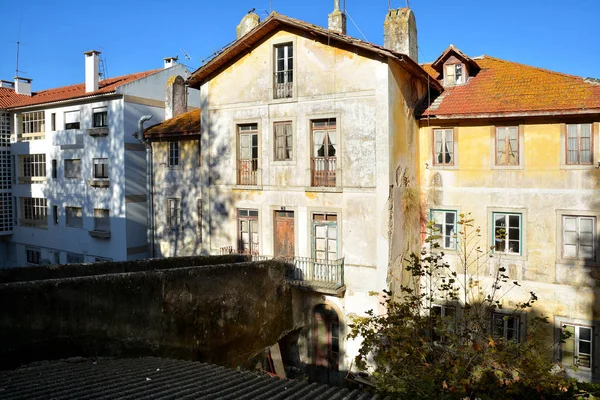 Strada Colorata Nel Quartiere Alfama Vecchia Parte Pittoresca Lisbona Capitale — Foto Stock