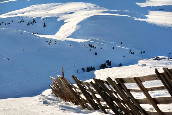 Wunderschöner Abendlicher Winterblick Auf 2000M Höhe Den Bucegi Bergen Sinaia — Stockfoto