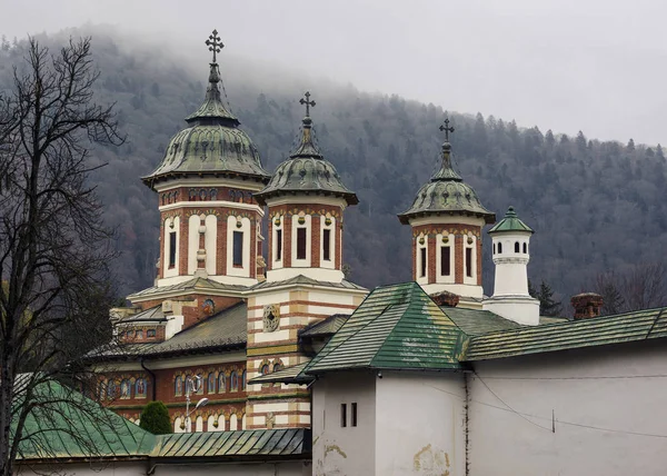 New Church Biserica Mare Sinaia Monastery Prahova Valley Romania — стокове фото