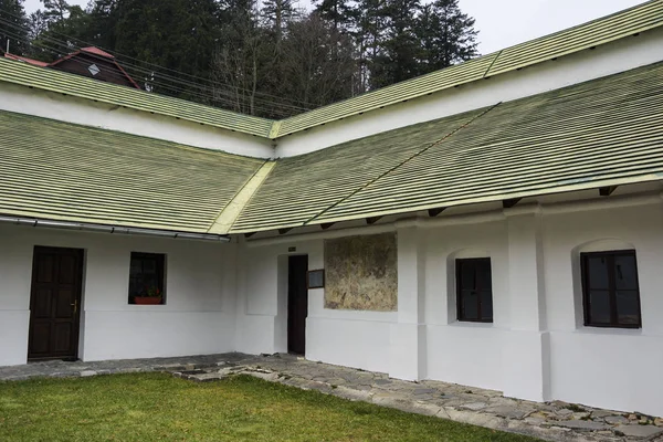 Sinaia Roemenië November 2018 Binnenplaats Van Oude Kerk Van Sinaia — Stockfoto