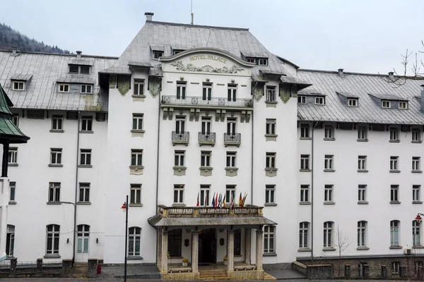 Sinaia Romanya Kasım 2018 Sinaia Prahova Vadisi Ndeki Hotel Palace — Stok fotoğraf
