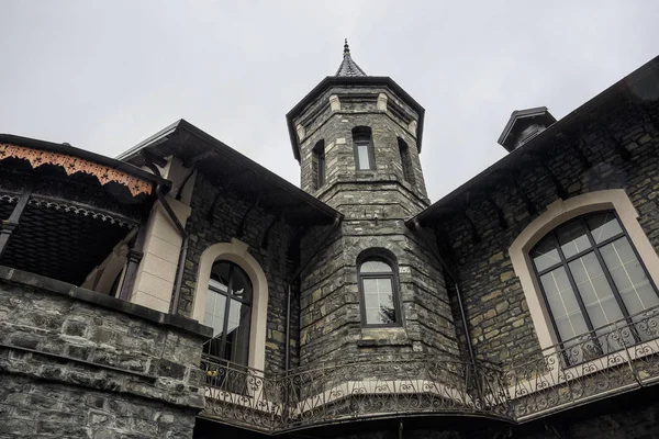 Sinaia Roemenië November 2018 Het Kasteel Van Stirbey Zomerresidentie Van — Stockfoto