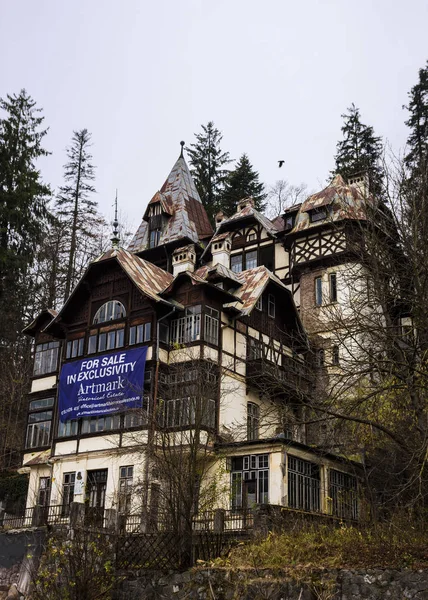 Sinaia Rumänien Januar 2018 Sinaia Documentary Vila Carola Verlassenes Haus — Stockfoto