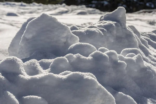 White Winter Background Simply Nature — Stock Photo, Image