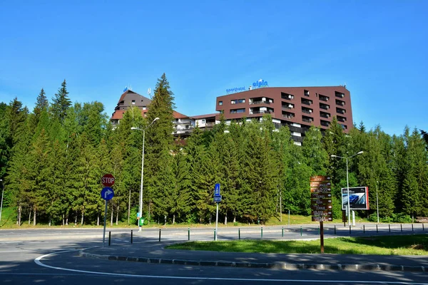 Poiana Brasov Brasov Mayo 2018 Hotel Alpin Poiana Brasov Barrio — Foto de Stock