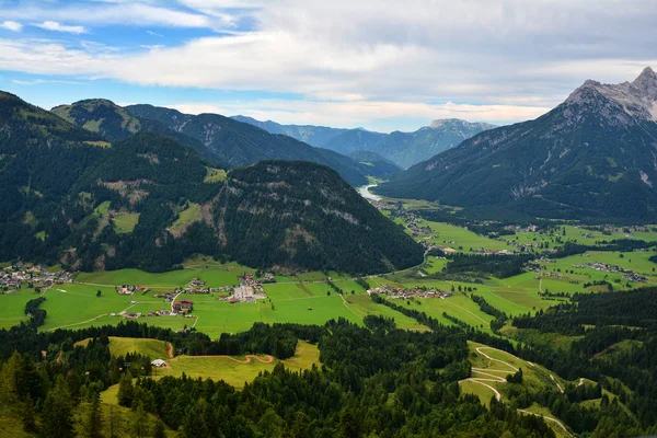 Buchensteinwand Mountain Gezien Vanaf Jakobskreuz Cross Sankt Ulrich Pillersee Oostenrijk — Stockfoto