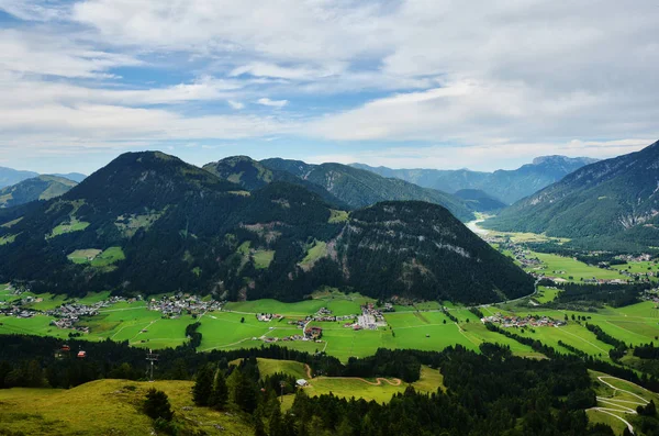 Buchensteinwand Mountain Gezien Vanaf Jakobskreuz Cross Sankt Ulrich Pillersee Oostenrijk — Stockfoto