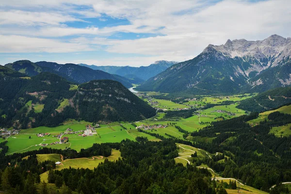 Buchensteinwand Mountain Gezien Vanaf Jakobskreuz Cross Sankt Ulrich Pillersee Oostenrijk — Stockfoto