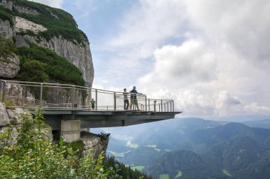 Skywalk Platformu, Steinplatte Dağı, Tirol, Avusturya