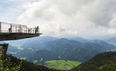 Skywalk Platformu, Steinplatte Dağı, Tirol, Avusturya