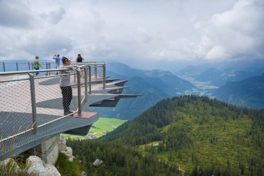 Skywalk Platformu, Steinplatte Dağı, Tirol, Avusturya
