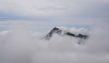 Kitzbuhel dağ tepe Sisteki Tirol, Avusturya ile güzel manzara