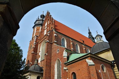 Krakow, Polonya 'nın Kazimierz bölgesindeki Corpus Christi Kilisesi 