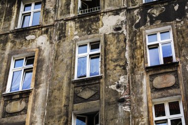 Polonya, Krakow 'daki Yahudi mahallesindeki eski bina.