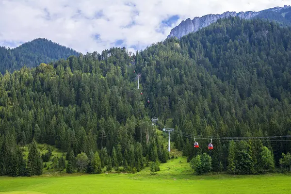 Steinplatte Tirol Austria August 2016 Gondola Lift Famous Triassic Park — 스톡 사진