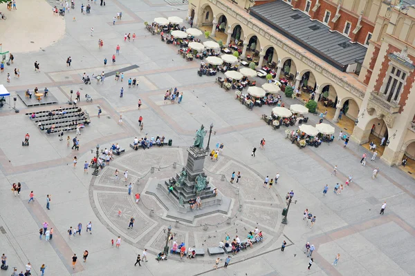 폴란드 2016 세계에서 관광객이 놀라운 장소에에서 광장의 — 스톡 사진