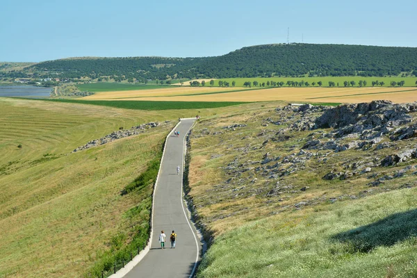 Rondom Enisala Fortress Dobrogea Roemenië — Stockfoto