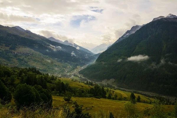 Algemeen Zicht Val Dthe Isere Gemeente Tarentaise Valley Het Departement — Stockfoto