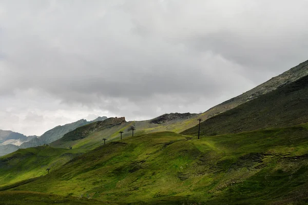 Bellissimo Paesaggio Sulla Route Des Grandes Alpes Con Passo Del — Foto Stock