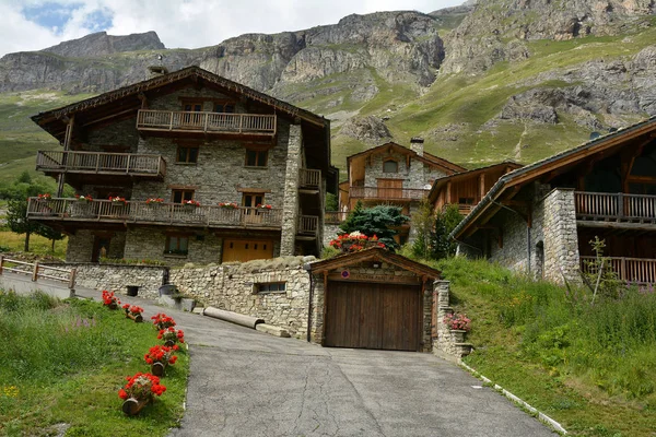 Utsikt Över Gamla Delen Val Isere Skidort Och Kommun Tarentaise — Stockfoto