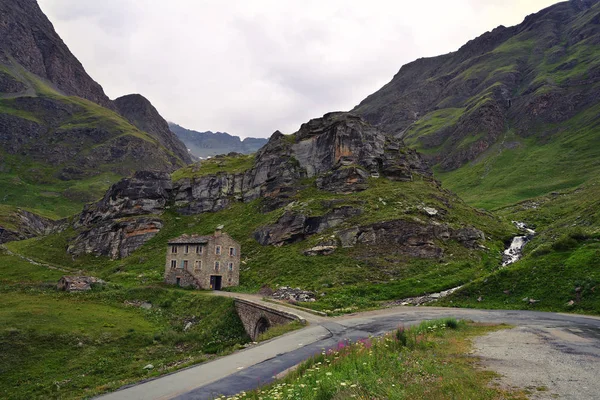 Hermoso Paisaje Ruta Los Grandes Alpes Con Col Iseran Paso —  Fotos de Stock