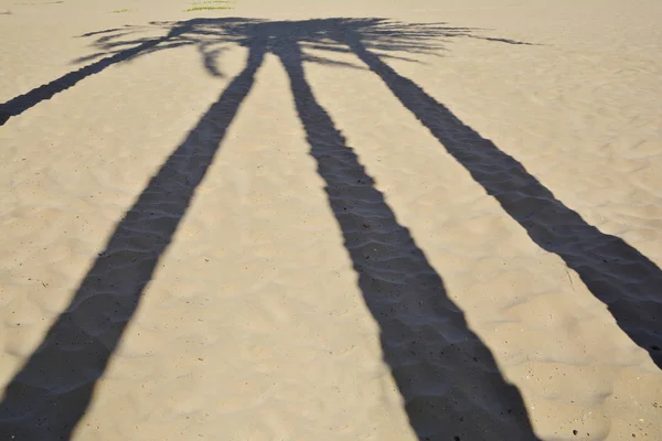 Blaski Cienie Plaży Malvarrosa Walencji — Zdjęcie stockowe