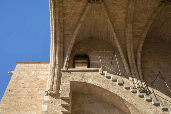 Ancient Staircase Serrano Gate Valencia Spain — Stock Photo, Image