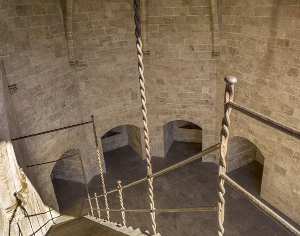 Ancient Staircase Serrano Gate Valencia Spain — Stock Photo, Image