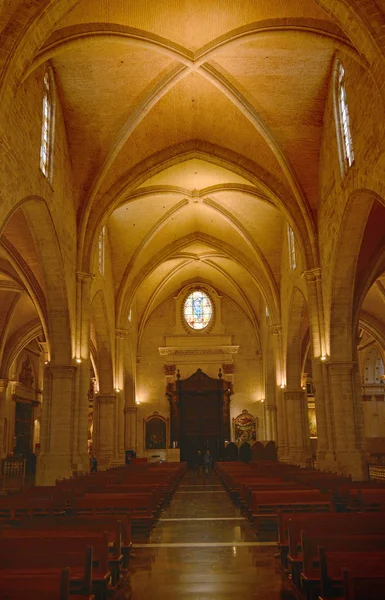 Valencia Hiszpania Listopada 2016 Szczegółowo Wnętrza Mary Metropolitan Cathedralbasilica Wniebowzięcia — Zdjęcie stockowe