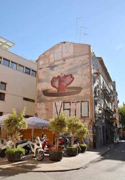 Valencia Espagne Novembre 2016 Rue Dans Vieux Centre Valence — Photo