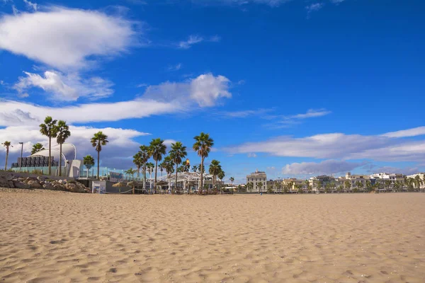 Valencia Spain November 2016 Sea Front Malvarrosa Beach City Valencia — Stock Photo, Image